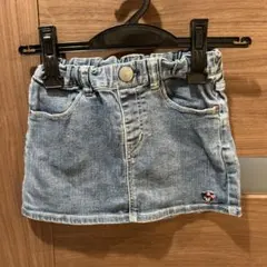 デニムスカート 110cm ミキハウス　ダブルビー