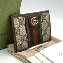 美品✨GUCCI マーモント カードケース GGスプリーム シェリーライン