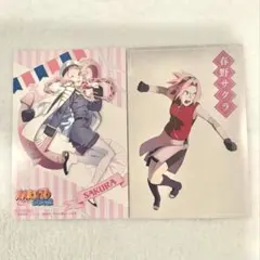 【NARUTO】春野サクラ ポストカード2枚セットセット