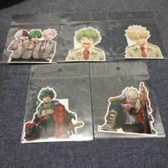 僕のヒーローアカデミア　ダイカットステッカー　5 枚セット