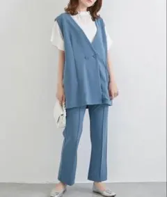 【LAVEANGE】ツイルポンチ セットアップ パンツ（単品）