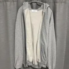 RAGEBLUE グレー フルジップパーカー