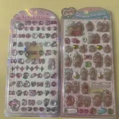 もんちっち　うるちゅるPOPSEAL うるちゅるプチシール の2点