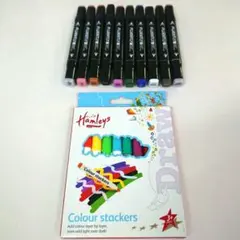 ロンドンのHamleys マジックペン10本セット & マジック10本