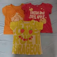 キッズ 半袖Tシャツ 3枚セット 95cm