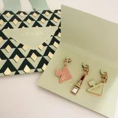 【新品未使用】PRADA ビューティー　ミニチャーム　3個セット ショッパー付き