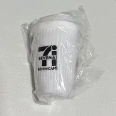 くじ セブンイレブン B賞 セブンカフェ ぬいぐるみチャーム 白 コーヒー