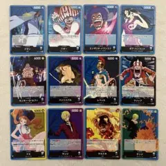 リーダーカード　青　ナミ　ボア・ハンコック　イワンコフ　バギー　クザン　5枚