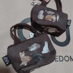 カルディ ネコ ミニバッグポーチ 小物入れ