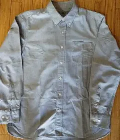 無印良品 ボタンダウン長袖シャツ XL ライトブルー