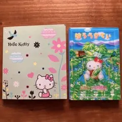 ハローキティ はろうきてぃ　信州・安曇野 3Dノート　ふせん　2点　サンリオ