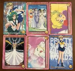激レア セーラームーン トレーディングカード SP入り 6枚