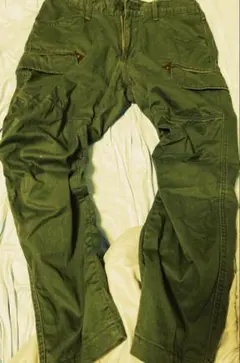 EDWINカーゴパンツ オリーブグリーン 多ポケット