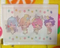 あんスタ あんさんぶるスターズ クリアファイル アニカフェ 付録 スタンドポップ あんスタ アニカフェ fine CDジャケットクリアファイル ポップスタンド