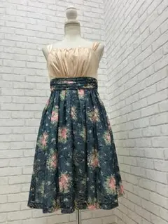 （L05430）AIMER　エメ　花柄　フラワー　切り替え　ドレス　ワンピース