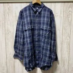 90年代 00年代 THE NORTHFACE ウールシャツ 日本製 Lサイズ