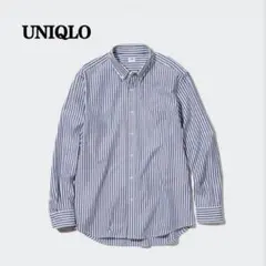 UNIQLO エクストラファインコットンブロードストライプシャツ