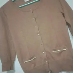 レッセパッセ　パールボタン　カーデ　アプワイザーリッシェ