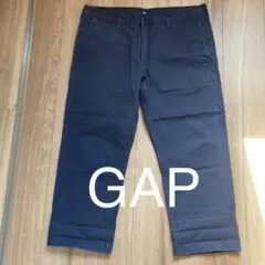 OLDGAPクロップドパンツ　ネイビー/ベージュセット