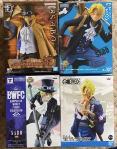 ワンピース　サボ　フィギュア　4点