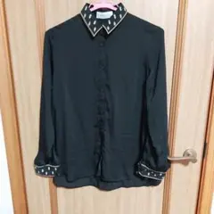 SIMPLICITÉ 黒 長袖シャツ