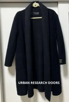 12/16まで　URBAN RESEARCH DOORS ネイビー ウールコート