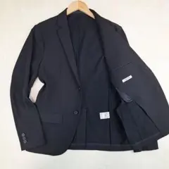 美品✨グローバルワーク　洗えるストレッチジャケット　ブラック　M