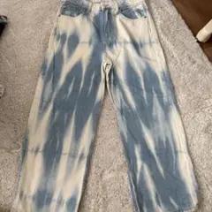 & DENIM タイダイ柄 デニムパンツ