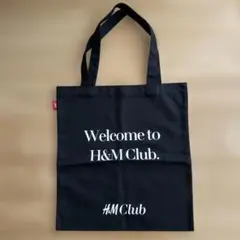 H&M Club トートバッグ ブラックのサムネイル