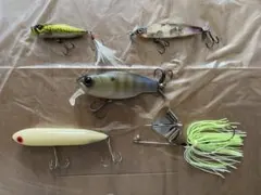 【状態良好】メガバス デプス他 トップウォーター 5個セットのサムネイル
