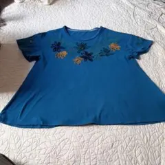 刺繍 Tシャツ　　イトキン日本製のサムネイル