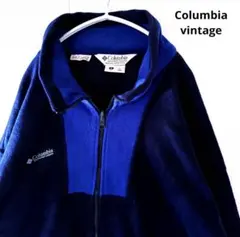 90年代【Columbia】美品フリースジップアップジャケット L