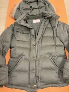 ニコル　ダウンジャケット カーキ　nicolのサムネイル