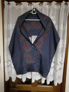 着物リメイクストール((大島紬リメイク)