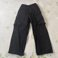 GU カーゴパンツ ブラック M 150cmのサムネイル