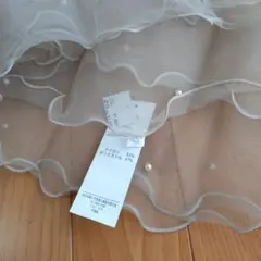 ブライダルケープ・ショール　パール付き