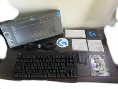 Logicool G PRO ゲーミングキーボード 青軸　注意有