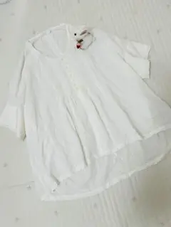 ピンクハウス フード付き チュニックブラウス オーバーサイズ