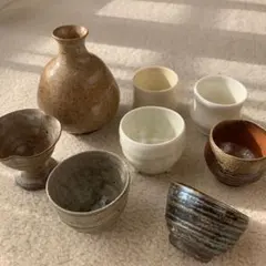 陶器の酒器セット