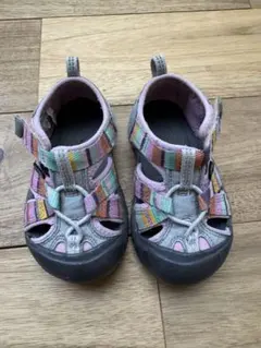 KEEN ベビーサンダル 14,5cm グレー/ピンク/マルチカラー