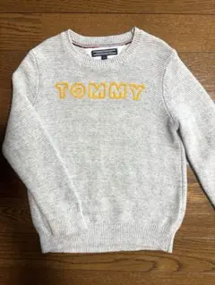 おしゃれ！TOMMY HILFIGER グレー セーター 100cm