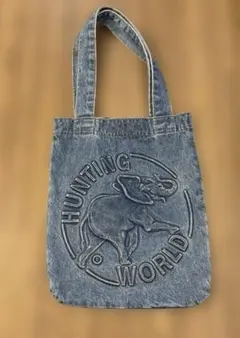 HUNTING WORLDのデニムトートバッグ　Sサイズのサムネイル