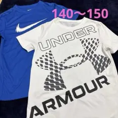 NIKE Under Armour 背中側メッシュTシャツ 2枚セットのサムネイル