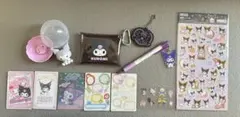 クロミ　Kuromi グッズセット　ポーチ　シール　ポールペン　カードなど