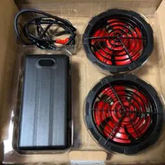 ​空調服 ベスト ファン バッテリー フルセット 36V 40800mAh M
