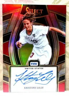kristine lilly サイン panini auto カード サッカー