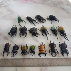 カブトムシ&クワガタムシ フィギュア　17点　まとめセット
