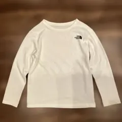《中古良品》THE NORTH FACE 長袖カットソー 140サイズ ホワイト