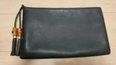 GUCCI バンブータッセル クラッチバッグ