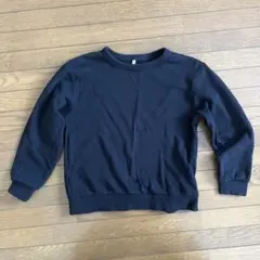 黒のトレーナー 140サイズ GU
